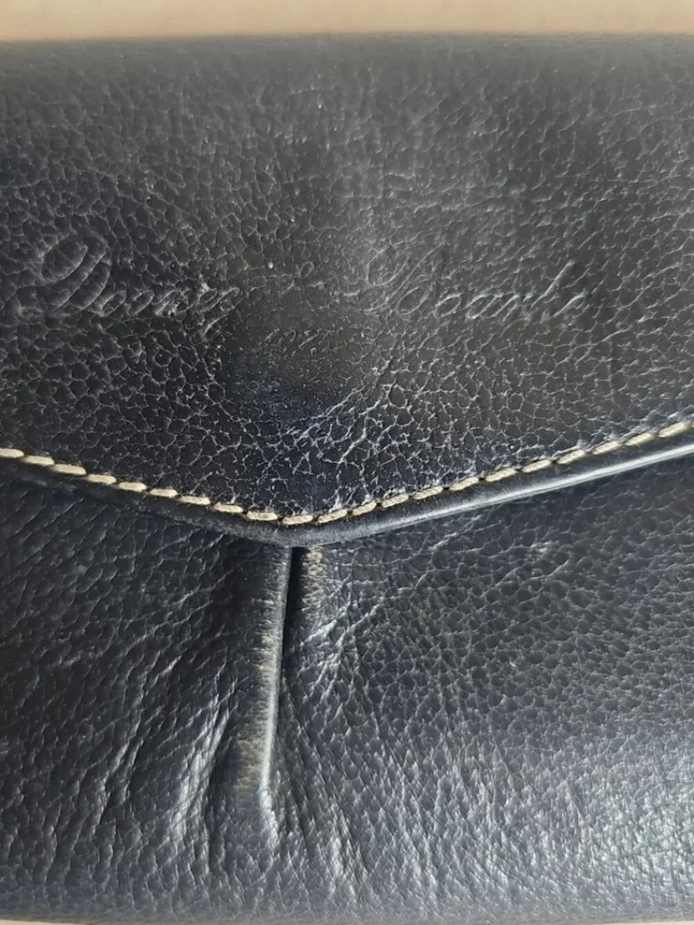Dooney & Bourke Black Envelope- Style Madison Organizer Wallet